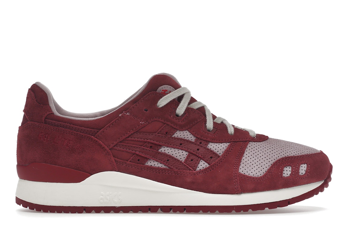 Click to view more detailed imagery on our partner's website Pre-owned Asics Gel-lyte Iii Og Changing Of The Seasons Pack Fall In Watershed Rose/beet Red