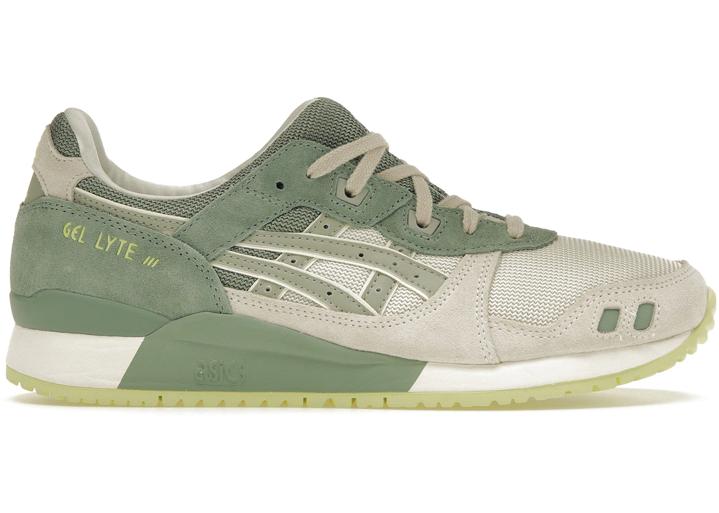ASICS Gel-Lyte III OG Crème Gris Olive Homme Style 1201A832-101 FR