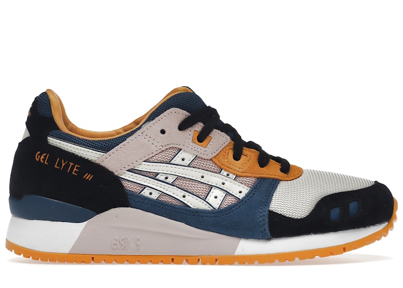 Asics gel lyte iii hotsell orange blue