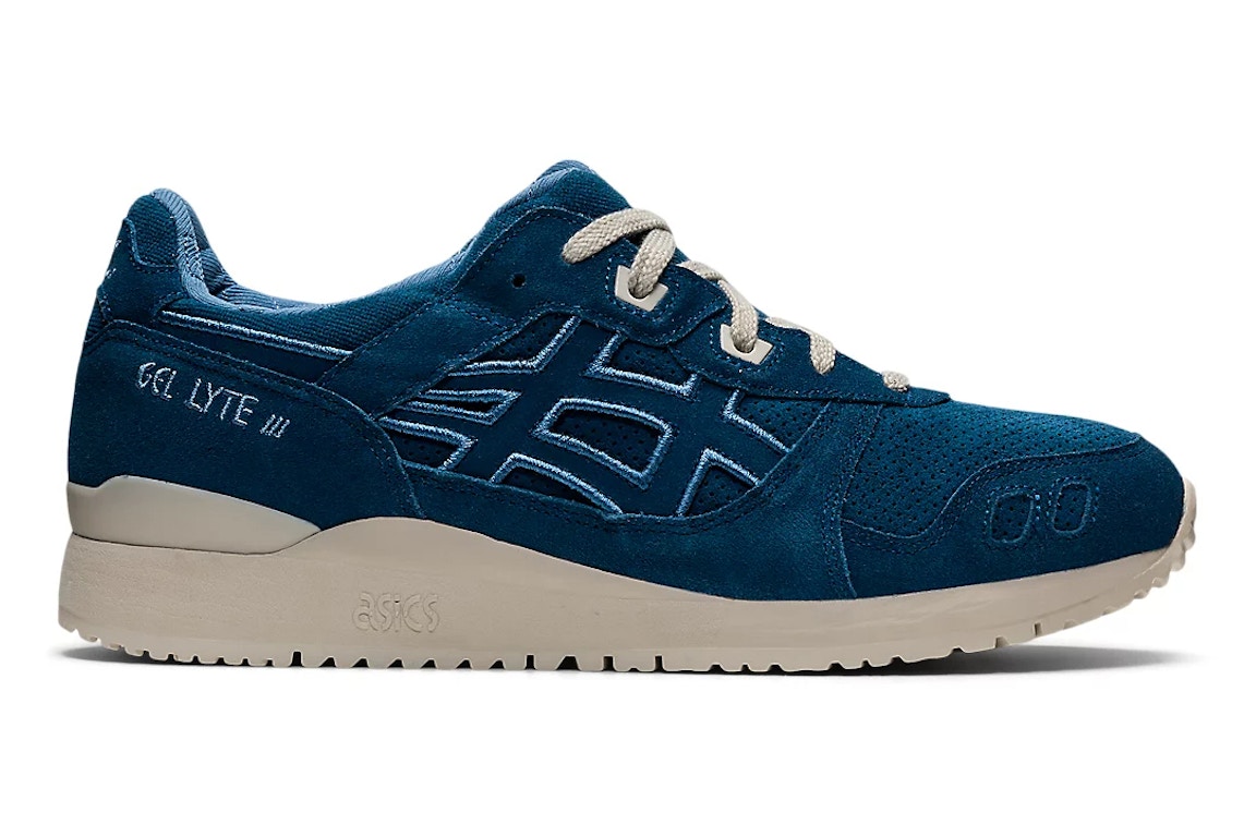 Click to view more detailed imagery on our partner's website Pre-owned Asics Gel-lyte Iii Og Light Indigo Smoke Grey In Light Indigo/smoke Grey