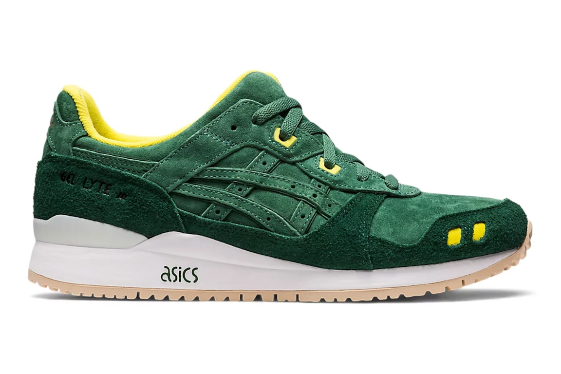 Click to view more detailed imagery on our partner's website Pre-owned Asics Gel-lyte Iii Og Shamrock Green In Shamrock Green/yellow