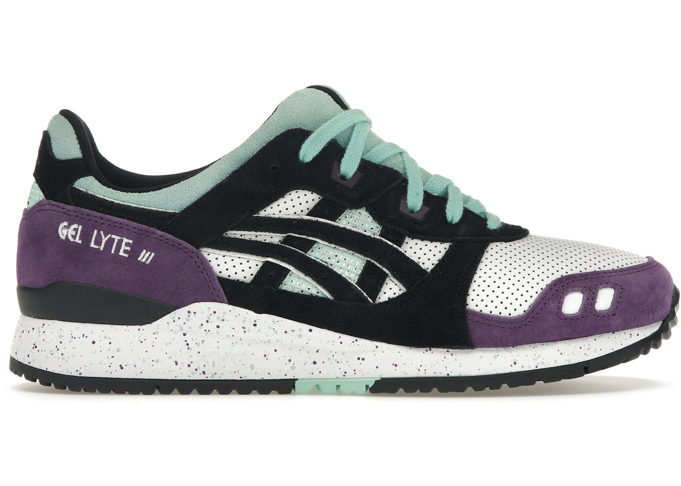 ASICS Gel-Lyte III OG White Black Mint Purple Men's 1203A277-101