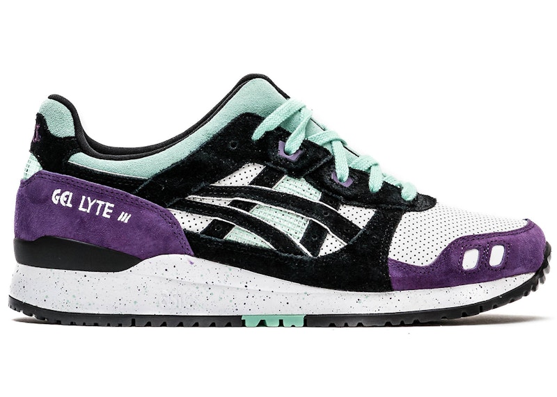 ASICS Gel-Lyte III OG White Black Mint Purple Men's - 1203A277-101