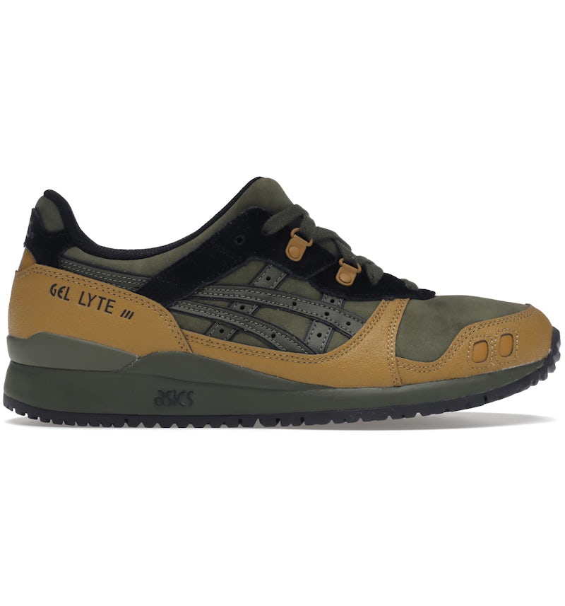 ASICS Gel-Lyte III Olive Canvas Tan Presidio Men's 1203A187-302 US
