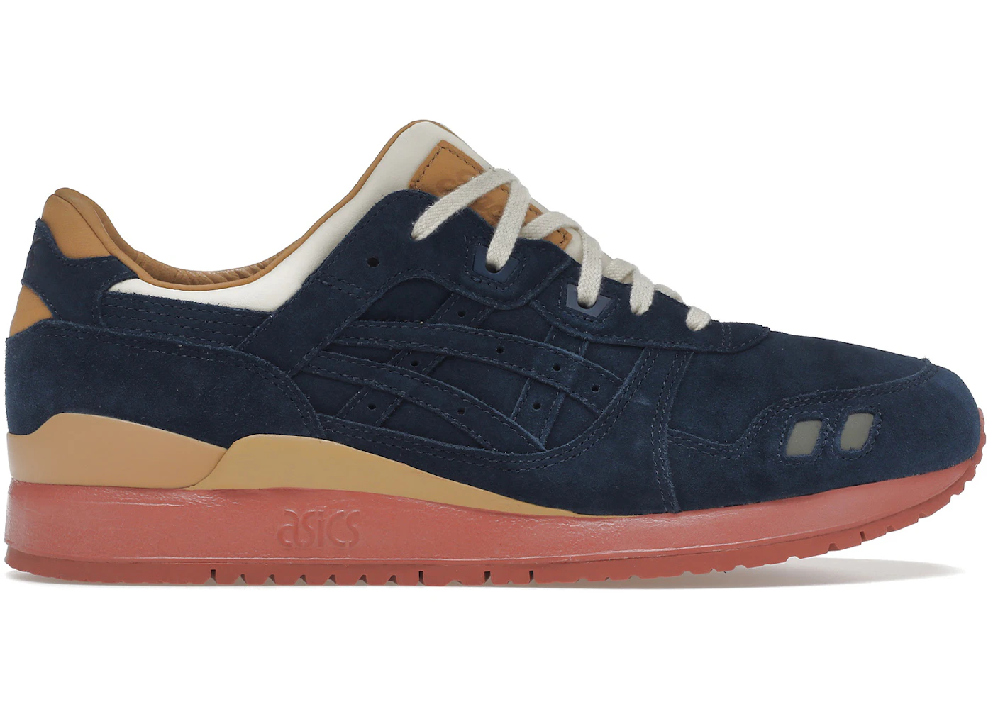 ASICS Gel-Lyte III Packer Shoes x Crew Navy Buck Men's H7F4K