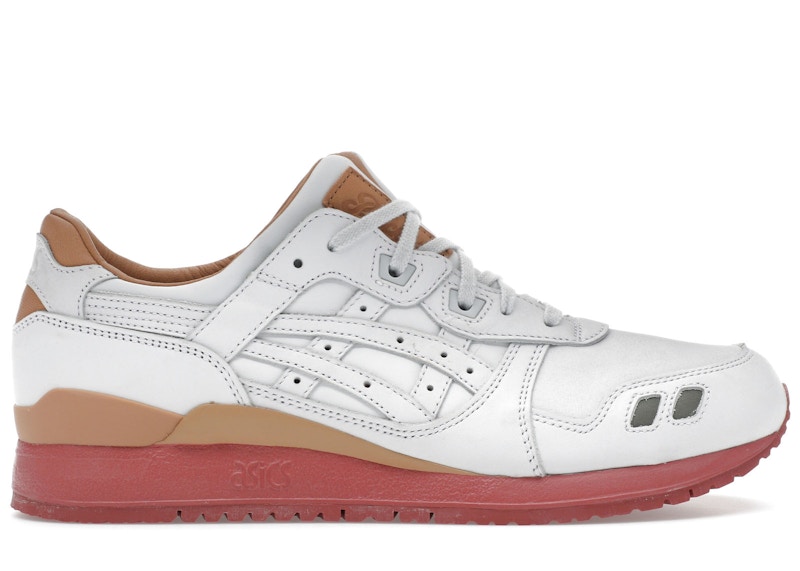 ASICS Gel-Lyte III Packer Shoes x Crew White Buck Men's H7F3K