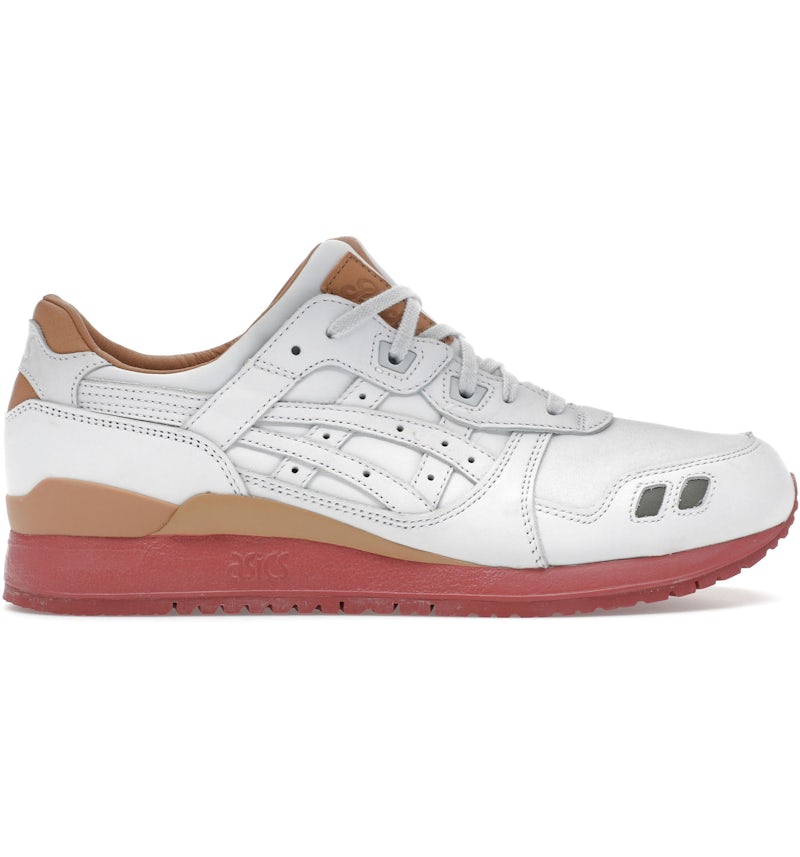 ASICS Gel-Lyte III Packer Shoes x Crew White Buck Men's H7F3K