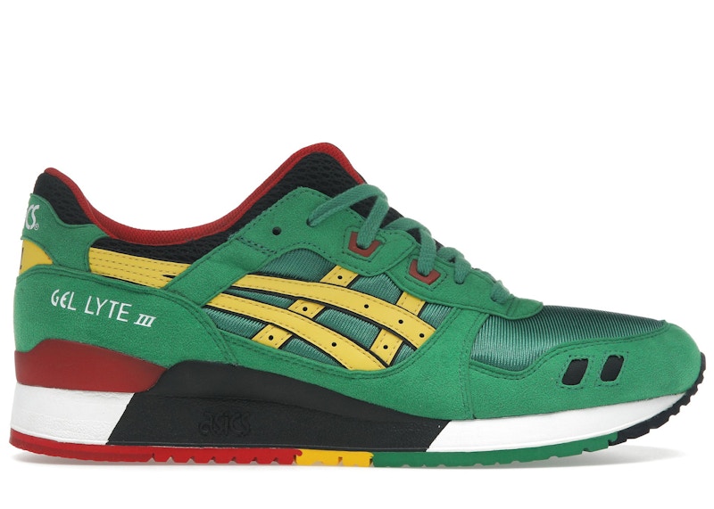 ASICS Gel-Lyte III Rasta Pack Green Men's - H514N 8404 - US