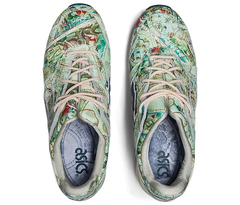 Asics world cheap map sneakers