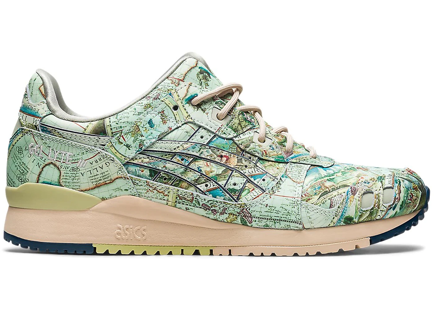 ASICS Gel-Lyte III atmos Aged Map Men's 1201A856-300 US