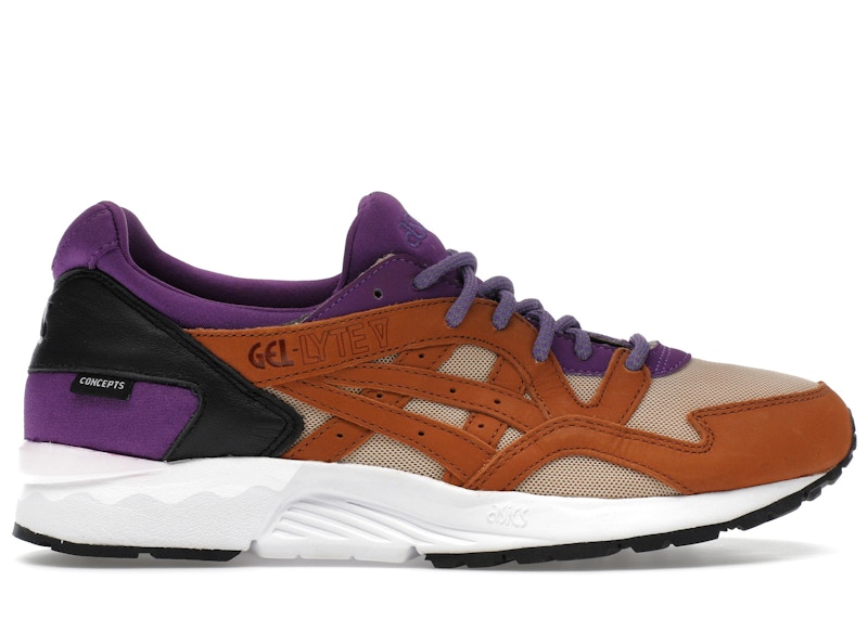 ミュージック MIX&MATCH ASICS Gel-Lyte V Concepts Mix & Match Purple Men's - H54BK