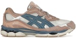 ASICS Gel-NYC en crema, gris y rosa salmón (de mujer)