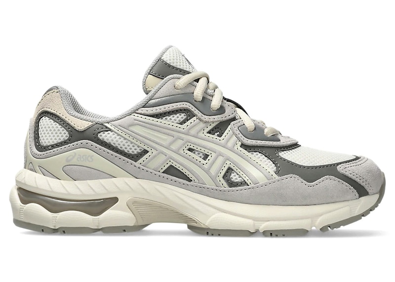 ASICS Gel-NYC Cream Oyster Grey (GS) - 1204A175-100 - US