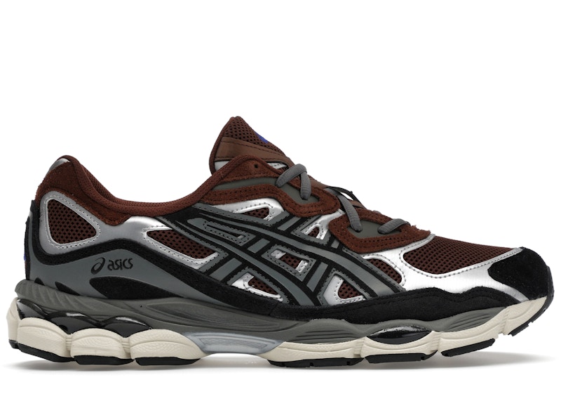 Pre-owned Asics Men's  Gelnyc Sneakers In Reddish Brown/steeple Grey