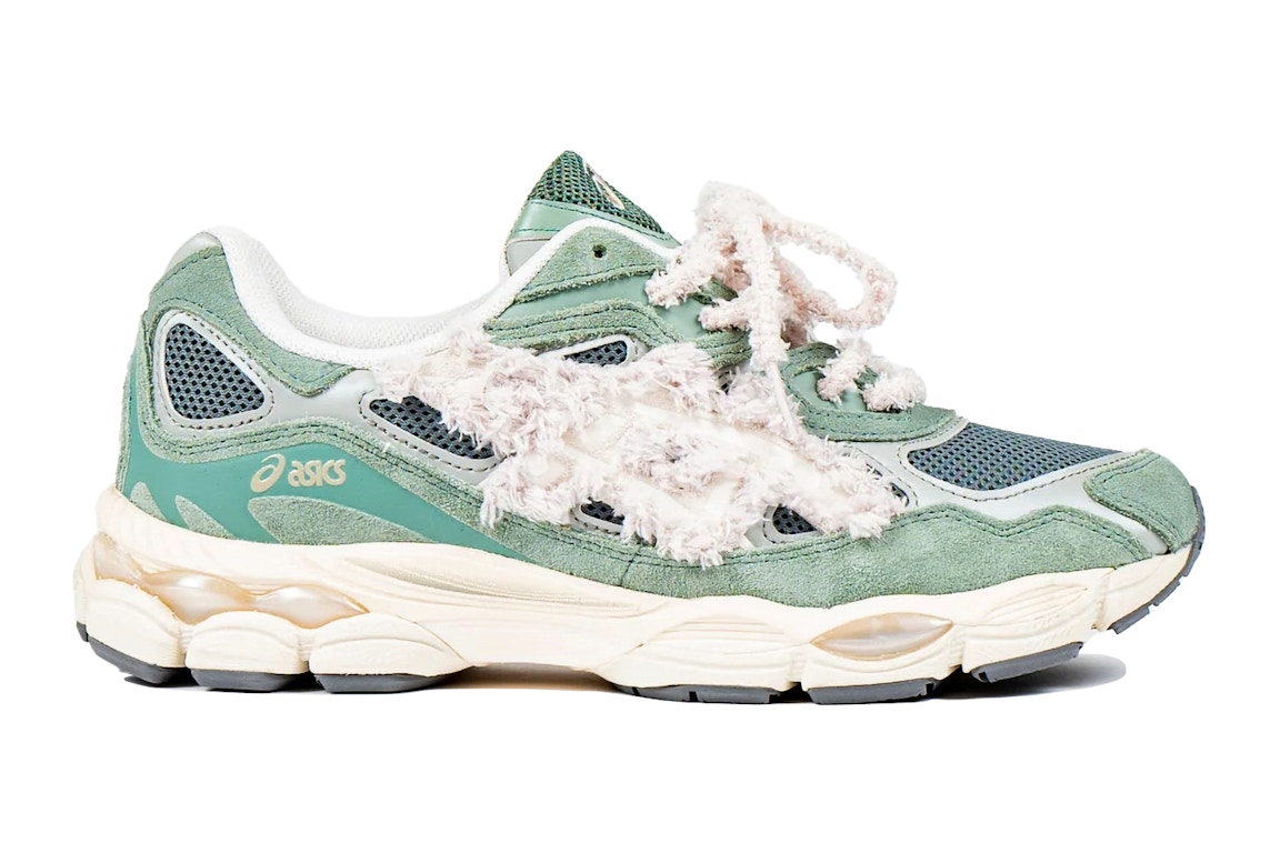 Click to view more detailed imagery on our partner's website Pre-owned Asics Gel-nyc Sneakmart X Stan Birch Obi In Green/cream