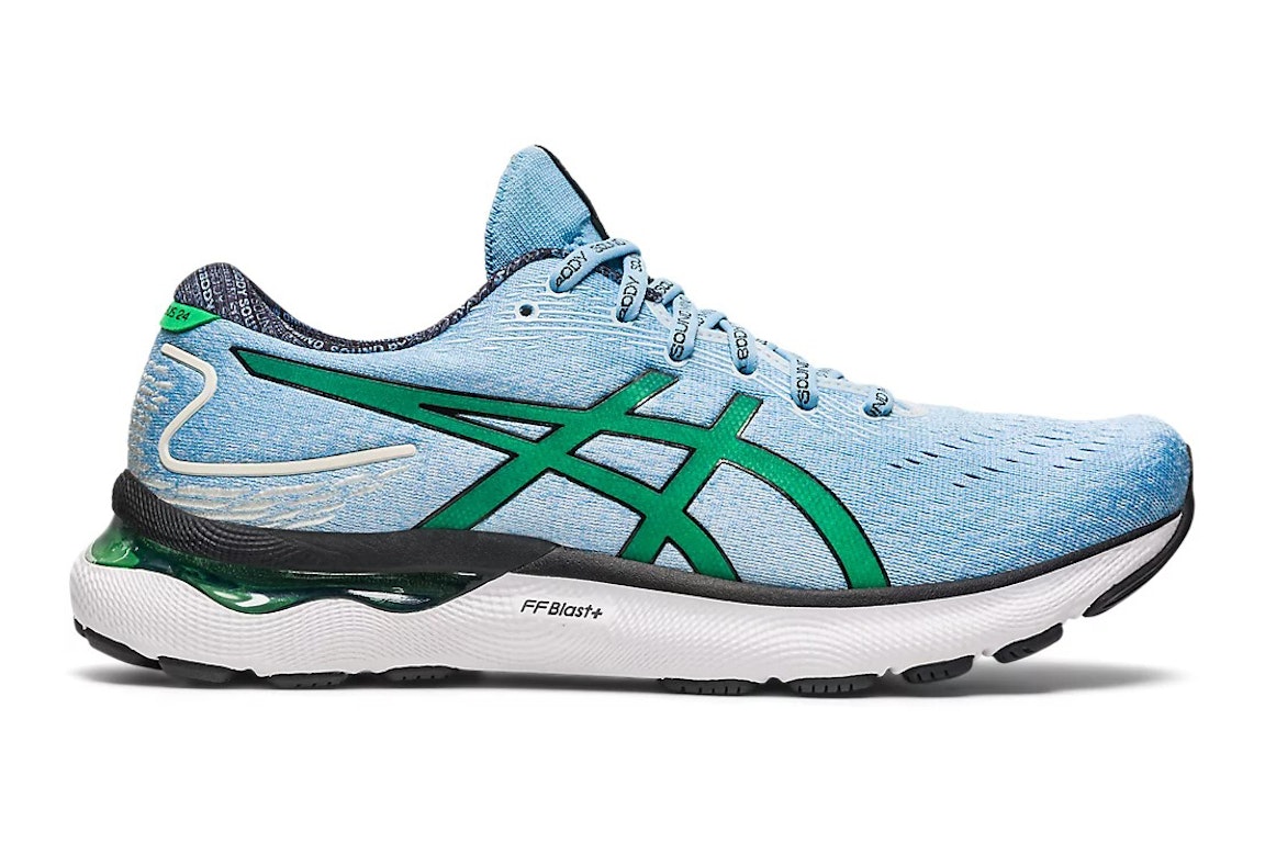 Pre-owned Asics Gel-nimbus 24 Limited Edition Arctic Sky Cilantro In Arctic Sky/cilantro