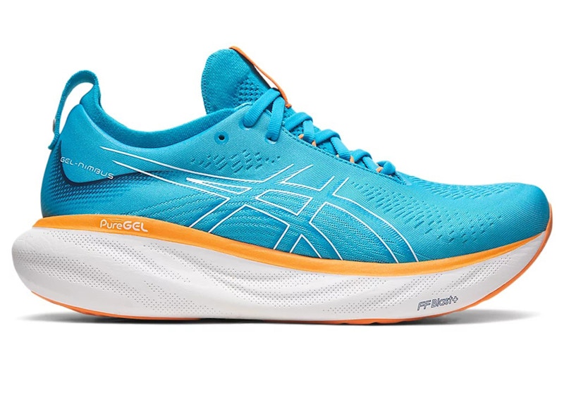 ASICS Gel-Nimbus 25 Island Blue Sun Peach メンズ - 1011B547-400 - JP