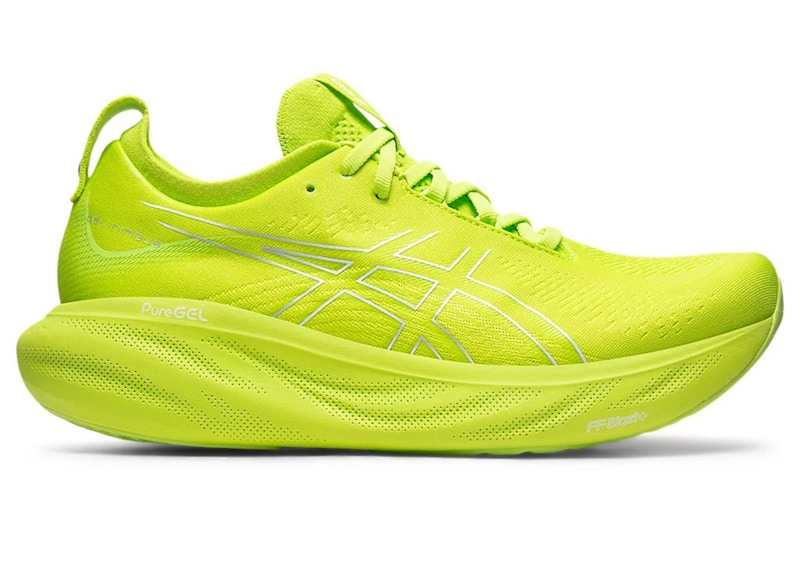 ASICS Gel-Nimbus 25 Lime Zest White メンズ - 1011B547-300 - JP