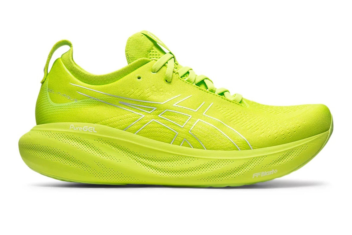 Pre-owned Asics Gel-nimbus 25 Lime Zest White In Lime Zest/white