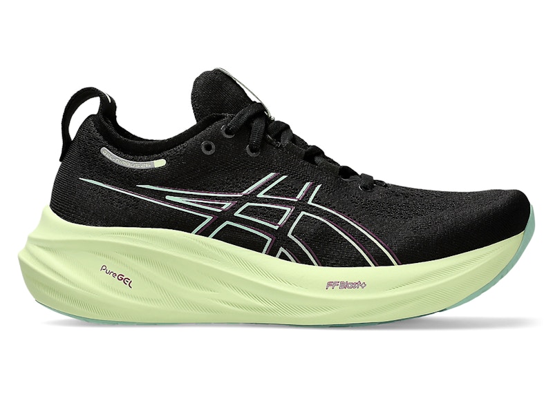 Pre-owned Asics Gelnimbus 26 (women's) Sneakers In Black/cool Matcha