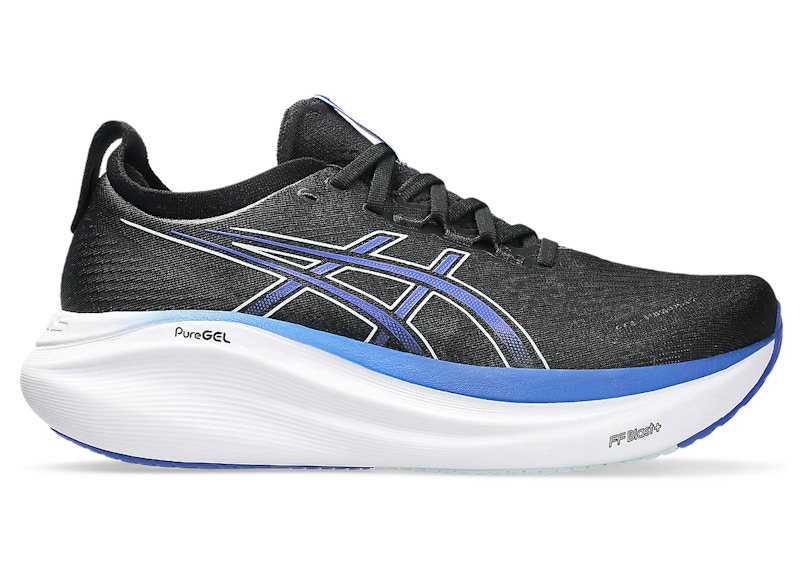 信濃　SI2700LS ASICS Gel-Nimbus 27 Black Dark Cobalt Men's - 1011B958-006 - US