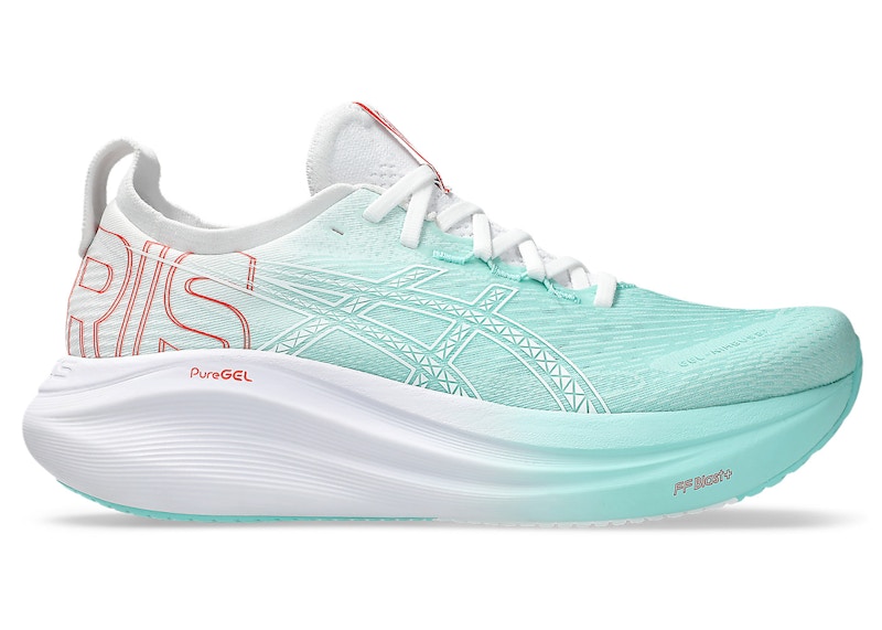 ASICS Gel-Nimbus 27 Illuminate Mint White - 1011C105-400