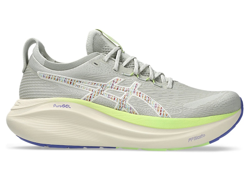 ASICS Pre-owned Men's Gelnimbus 27 Tr Sneakers In Nature Bathing/lime Green