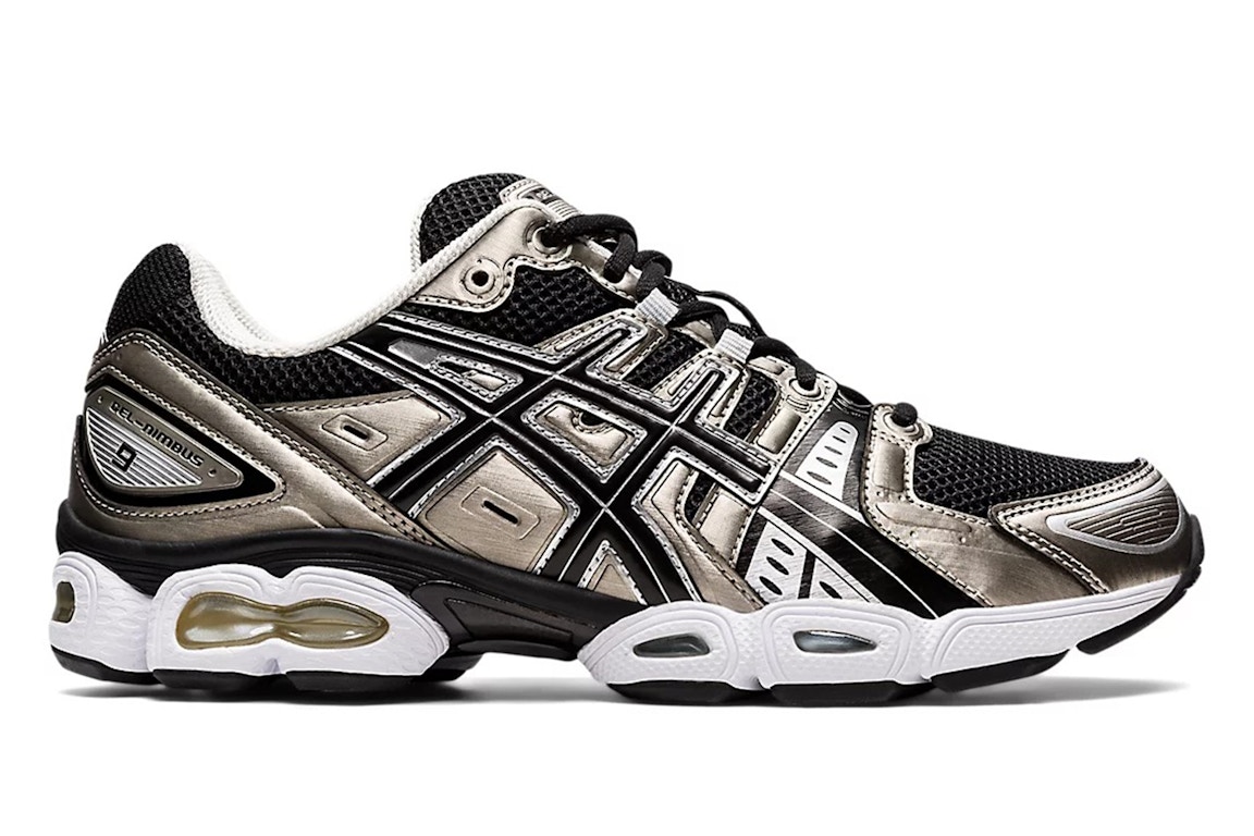 Pre-owned Asics Gel-nimbus 9 Frosted Almond Black In Frosted Almond/black