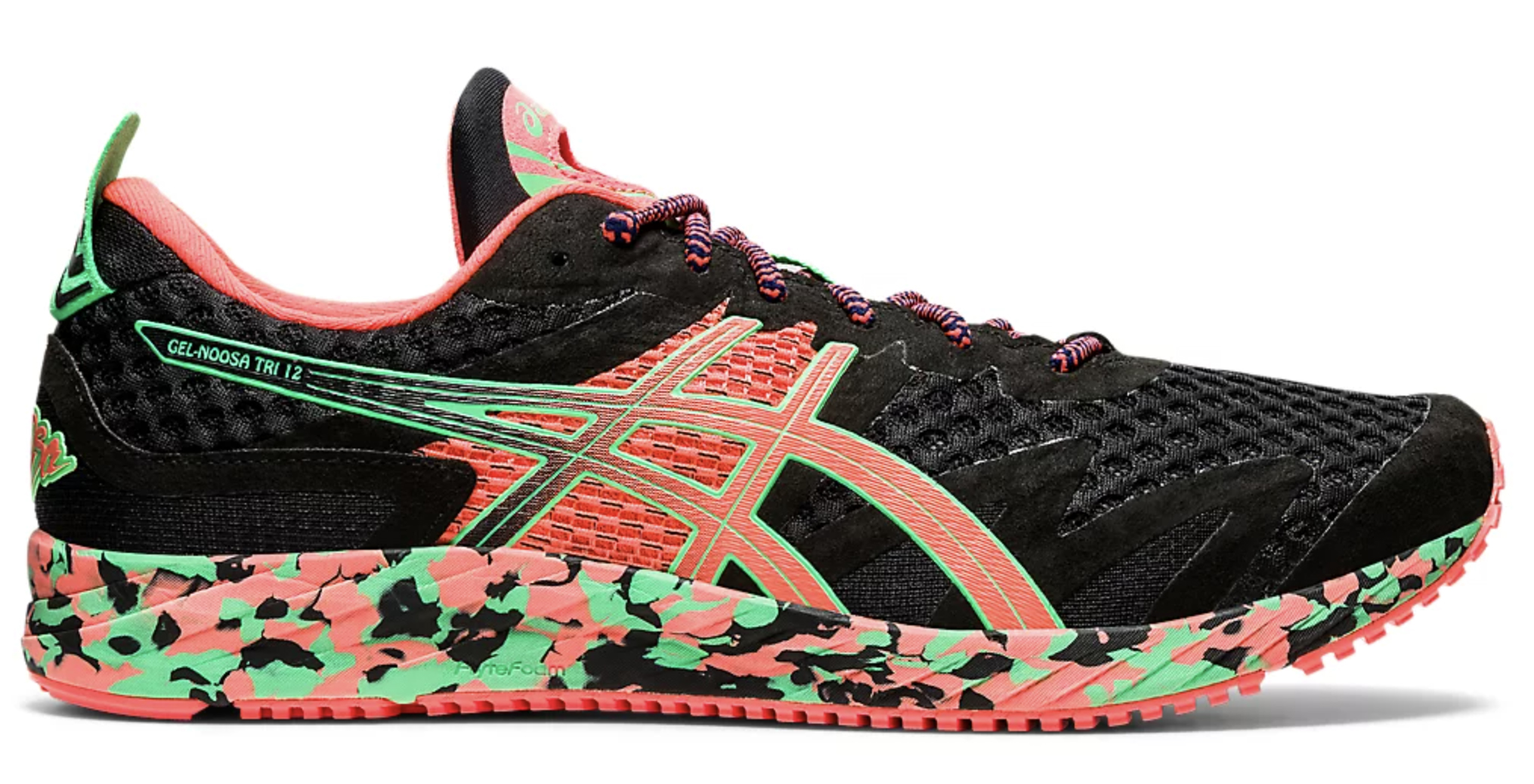 ASICS Gel Noosa Tri 12 Camouflage Noir Corail Homme Style 1011A673 001 FR