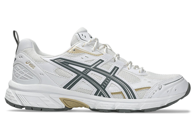 Pre-owned Asics Men's Gelnunobiki Sneakers In White/clay Grey