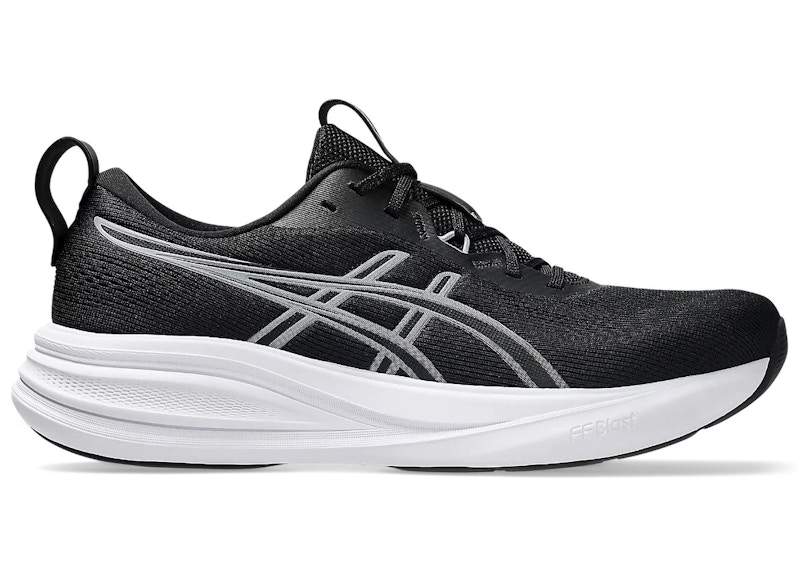 Men's ASICS GelPulse 17 Sneakers in Black/Gravel