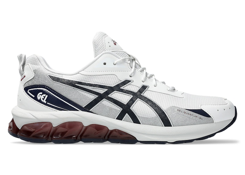 国内配送 asics GEL-QUANTUM 180 LS WHITE /BLACK ASICS Gel-Quantum 180 LS White Black Men's - 1201A993-101 - US