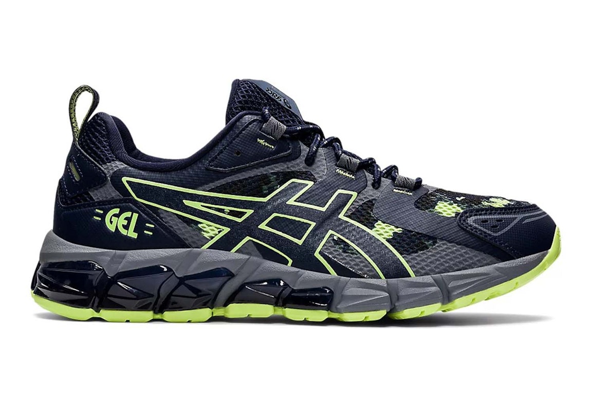 Pre-owned Asics Gel-quantum 180 Midnight Lime Green In Midnight/lime Green