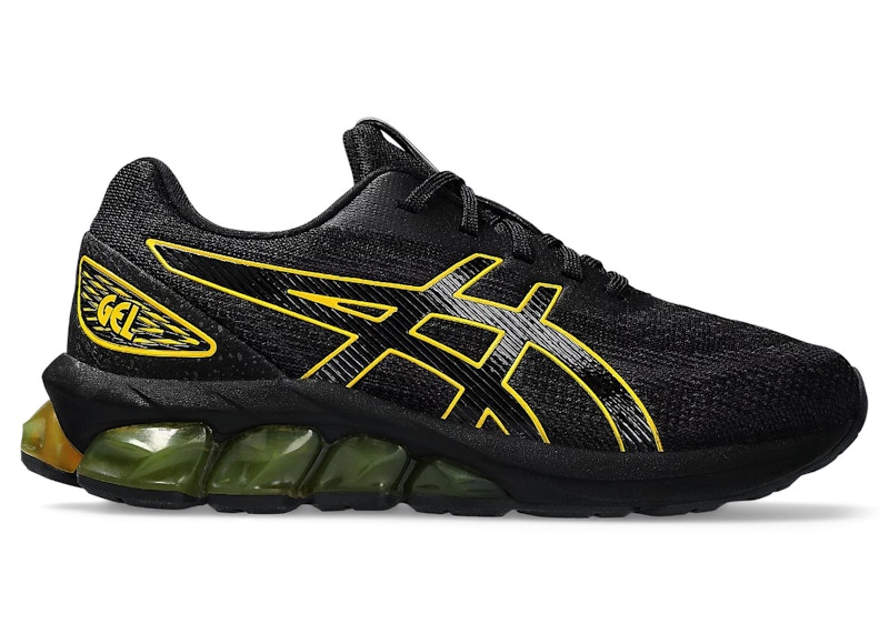 Pre-owned Asics Gelquantum 180 Vii Sneakers In Black/saffron In Multi