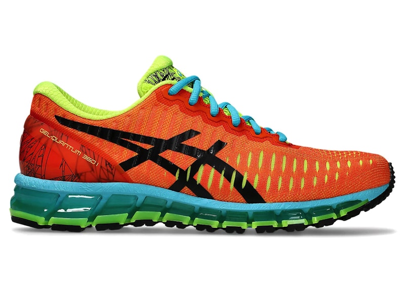 国内配送 asics GEL-QUANTUM 360 I HABANERO/AQUARIUM ASICS Gel-Quantum 360 I Habanero Aqua Men's - 1203A750-600 - US