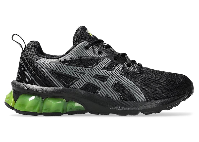 Pre-owned Asics Gelquantum 90 Iv Sneakers In Black/neon Lime