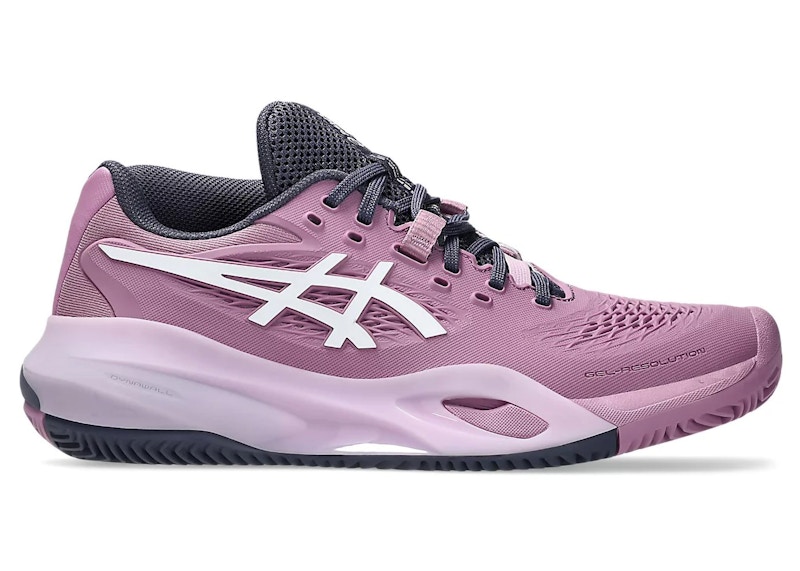 Pre-owned Asics Gelresolution X Clay (women's) Sneakers In Ube/white