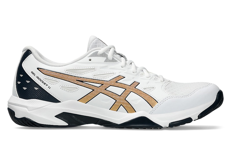 ASICS Gel-Rocket 11 White Pure Gold Men's - 1071A091-103 - US