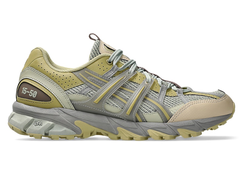 ASICS Pre-owned Men's Gelsonoma 1550 Sneakers Inbeige In Khaki/khaki Beige In Brown