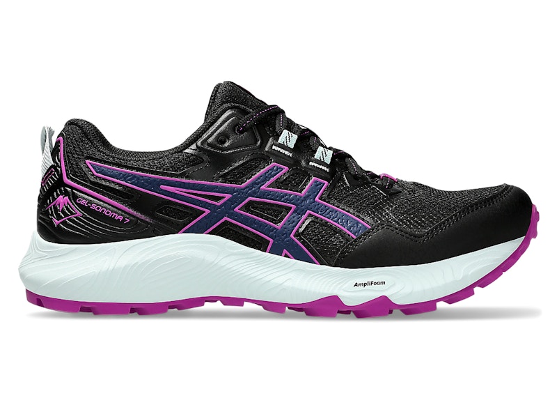 Pre-owned Asics Gelsonoma 7 (women's) Sneakers In Black/blue Expanse