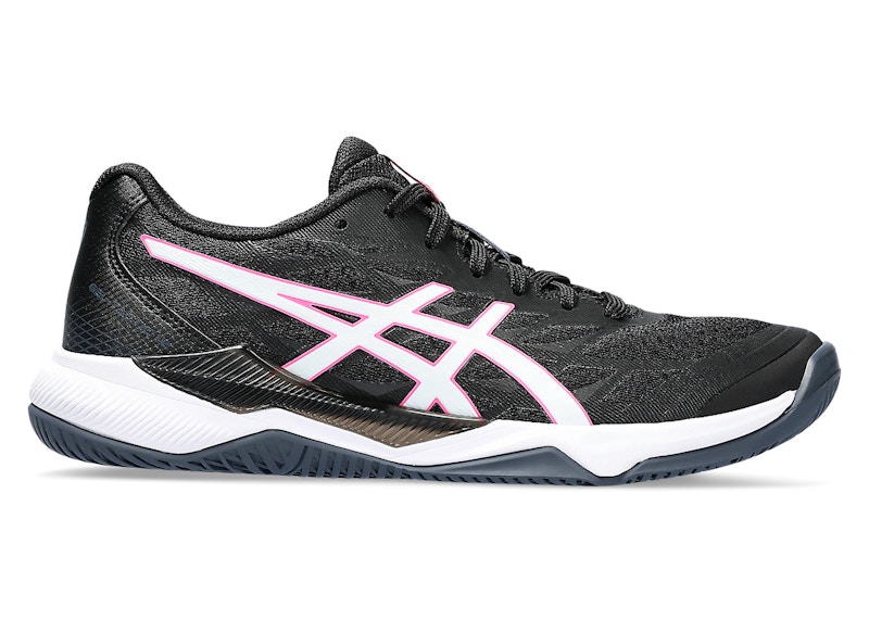Pre-owned Asics Geltactic 12 (women's) Sneakers In Black/hot Pink