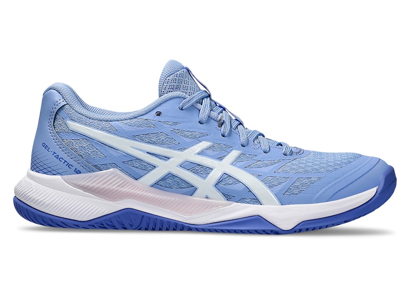 Pre-owned Asics Geltactic 12 (women's) Sneakers In Light Sapphire/white