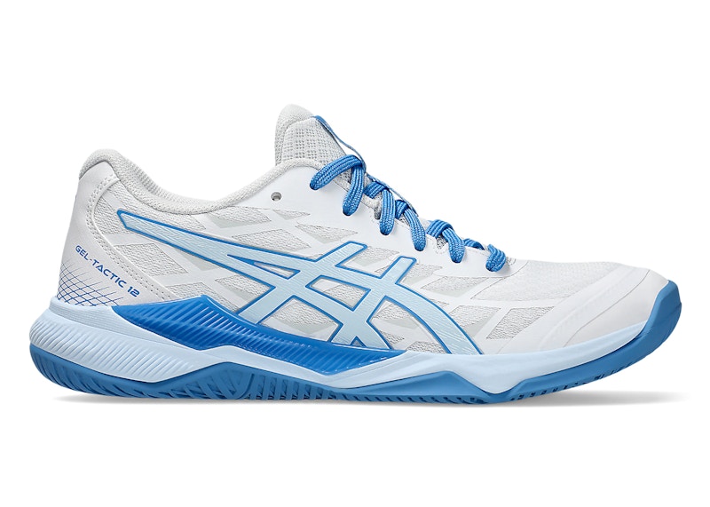 【年中無休】 White 12 Gel-Tactic ASICS Light 1072A092 - (Women's) Blue シューズ