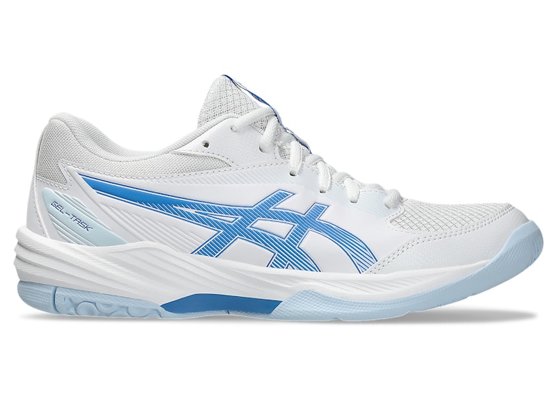 Pre-owned Asics Geltask 4 (women's) Sneakers In White/blue Coast