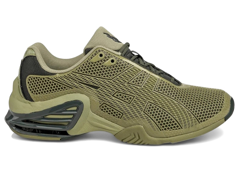 Men's ASICS GelTeremoa II Sneakers in Mosstone/Deep Forest