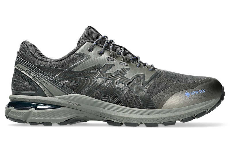 Pre-owned Asics Men's Gelterrain Goretex Sneakers In Graphite Grey/gunmetal