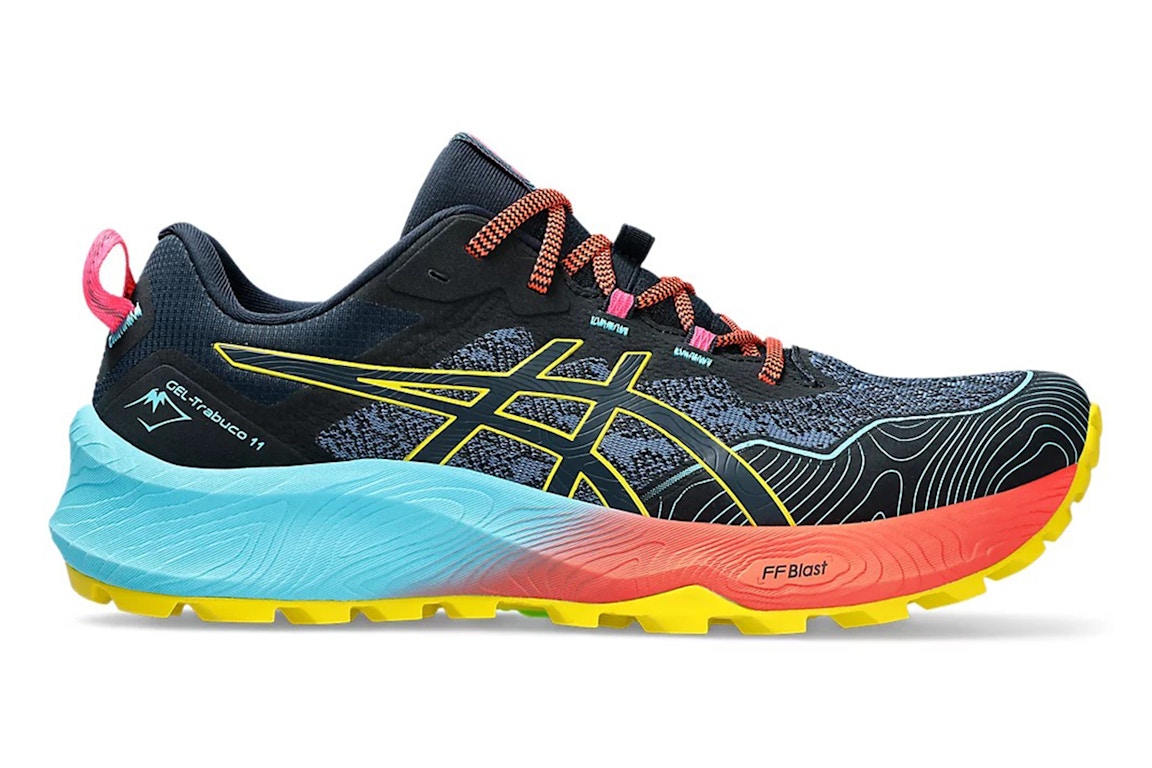 Pre-owned Asics Gel-trabucco 11 French Blue Vibrant Yellow In French Blue/vibrant Yellow
