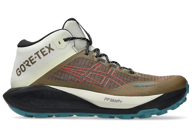 Men's ASICS GelTrabuco MT GoreTex Sneakers in Clay Canyon/Spice Latte