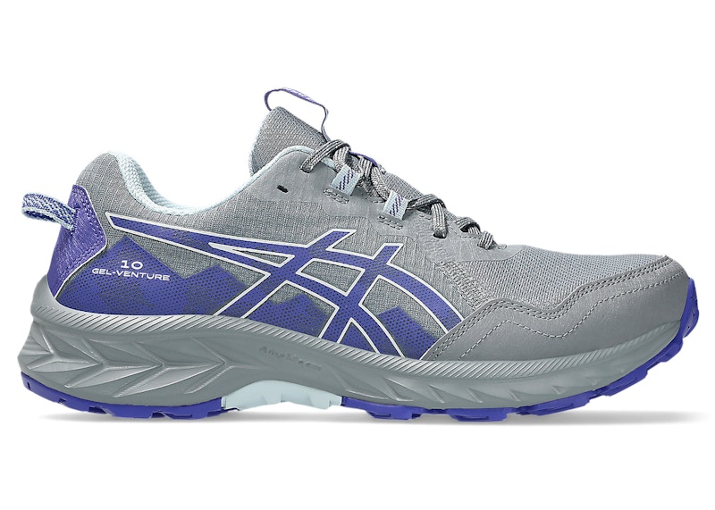 Pre-owned Asics Gelventure 10 (women's) Sneakers In Gravel/blue Violet