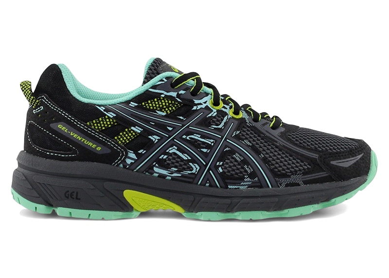 ASICS Gel-Venture 6 Black Carbon Green (Women's)